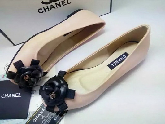 CHANEL Shallow mouth flat shoes Women--130